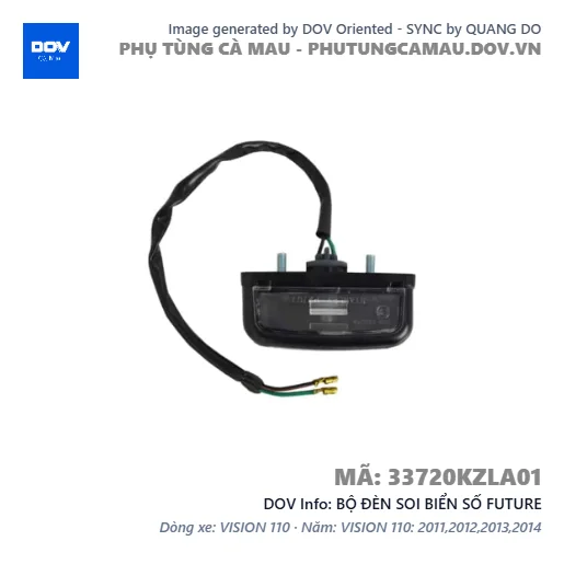 BỘ ĐÈN SOI BIỂN SỐ FUTURE — 33720KZLA01