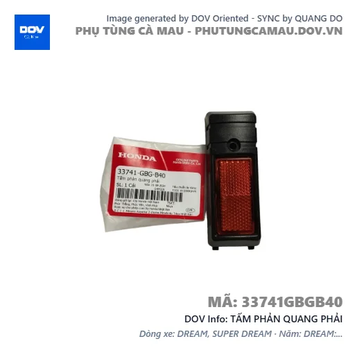 TẤM PHẢN QUANG PHẢI  — 33741GBGB40