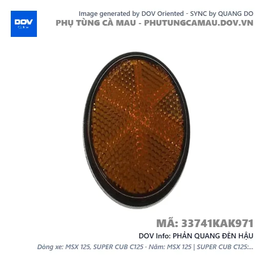 PHẢN QUANG ĐÈN HẬU  — 33741KAK971