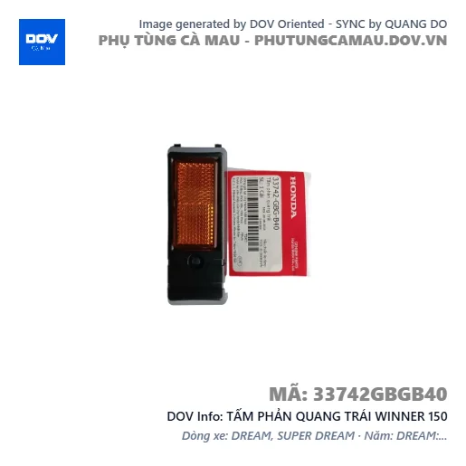TẤM PHẢN QUANG TRÁI WINNER 150 — 33742GBGB40