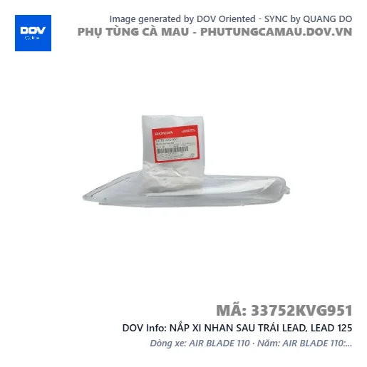 NẮP XI NHAN SAU TRÁI LEAD, LEAD 125 — 33752KVG951
