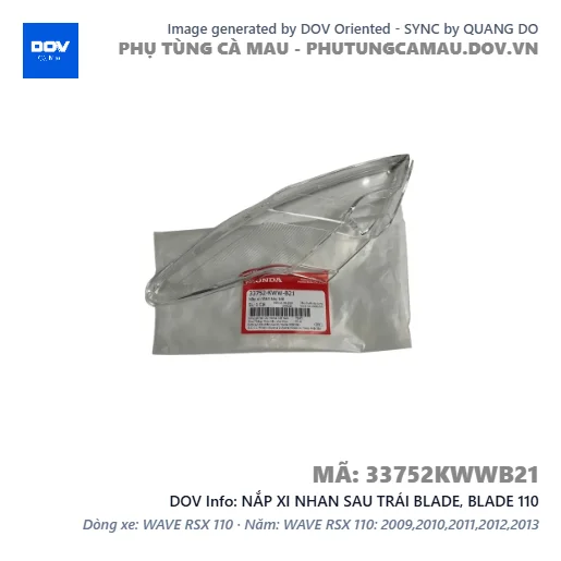 NẮP XI NHAN SAU TRÁI BLADE, BLADE 110 — 33752KWWB21