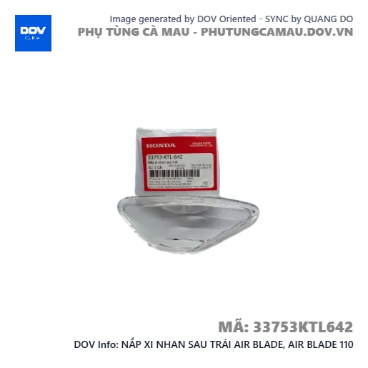 NẮP XI NHAN SAU TRÁI AIR BLADE, AIR BLADE 110 — 33753KTL642