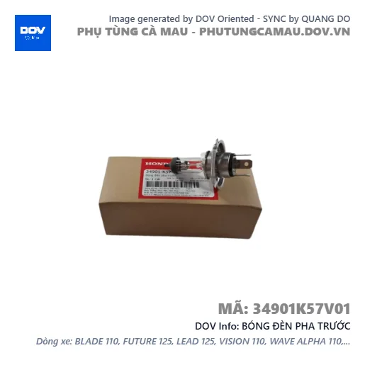 BÓNG ĐÈN PHA TRƯỚC  — 34901K57V01