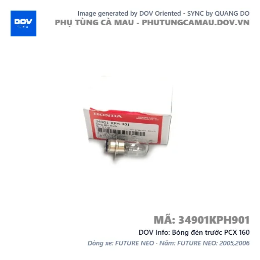 Bóng đèn trước PCX 160 — 34901KPH901