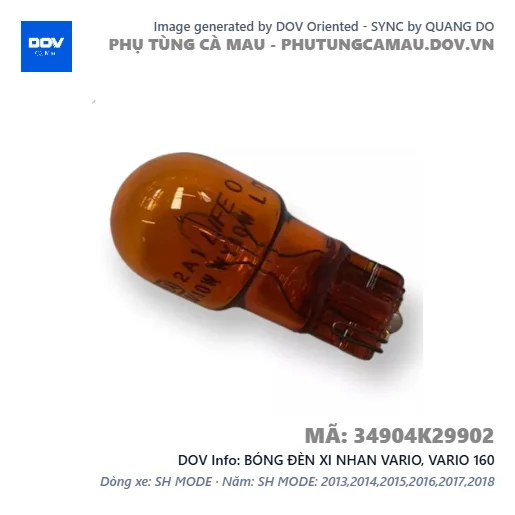 BÓNG ĐÈN XI NHAN VARIO, VARIO 160 — 34904K29902