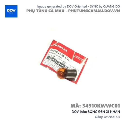 BÓNG ĐÈN XI NHAN  — 34910KWWC01