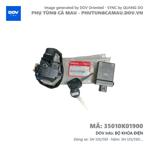 BỘ KHÓA ĐIỆN — 35010K01900