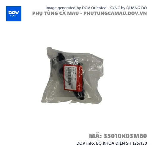 BỘ KHÓA ĐIỆN SH 125/150 — 35010K03M60