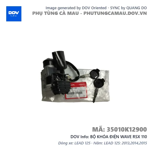 BỘ KHÓA ĐIỆN WAVE RSX 110 — 35010K12900