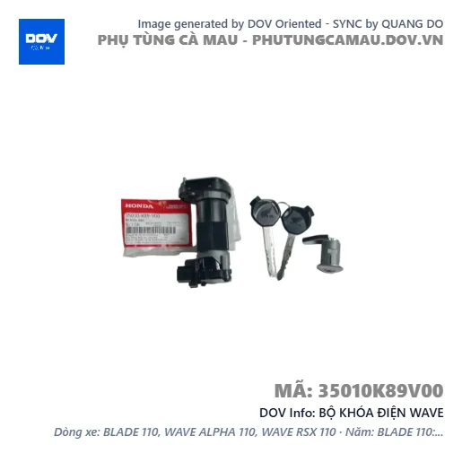 BỘ KHÓA ĐIỆN WAVE — 35010K89V00