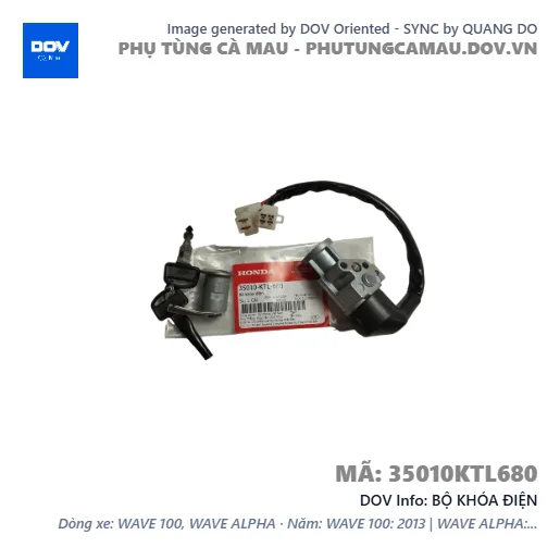 BỘ KHÓA ĐIỆN  — 35010KTL680