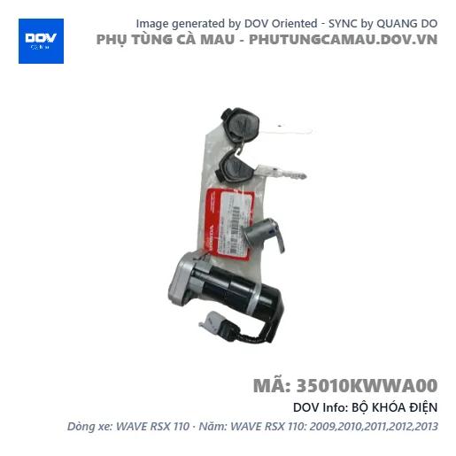 BỘ KHÓA ĐIỆN  — 35010KWWA00