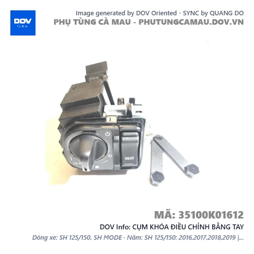 CỤM KHÓA ĐIỀU CHỈNH BẰNG TAY — 35100K01612