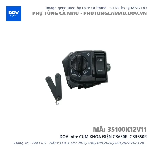 CỤM KHOÁ ĐIỆN CB650R, CBR650R — 35100K12V11