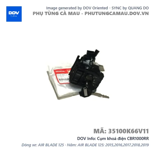 Cụm khoá điện CBR1000RR — 35100K66V11