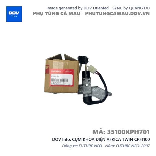 CỤM KHOÁ ĐIỆN AFRICA TWIN CRF1100 — 35100KPH701