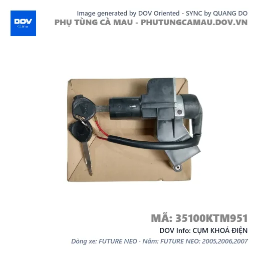 CỤM KHOÁ ĐIỆN  — 35100KTM951
