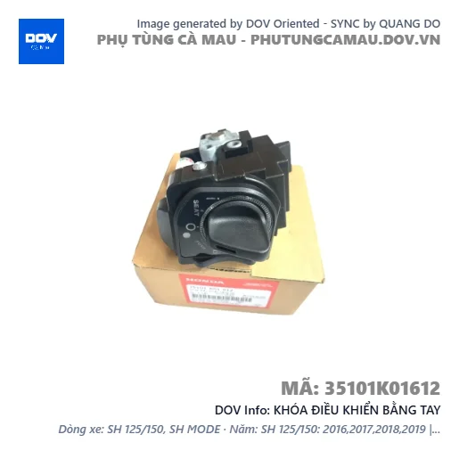 KHÓA ĐIỀU KHIỂN BẰNG TAY  — 35101K01612