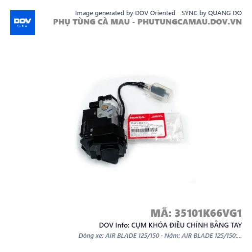 CỤM KHÓA ĐIỀU CHỈNH BẰNG TAY  — 35101K66VG1