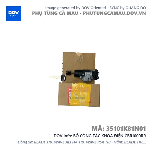 BỘ CÔNG TẮC KHÓA ĐIỆN CBR1000RR — 35101K81N01