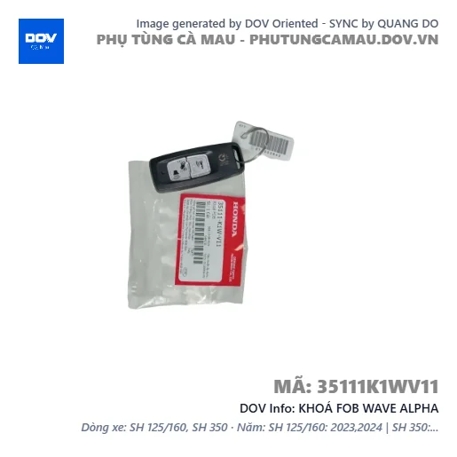 KHOÁ FOB WAVE ALPHA — 35111K1WV11
