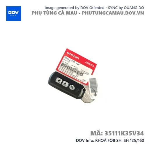 KHOÁ FOB SH, SH 125/160 — 35111K35V34