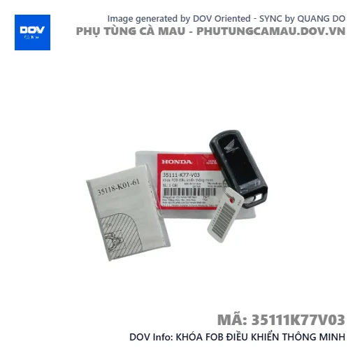 KHÓA FOB ĐIỀU KHIỂN THÔNG MINH  — 35111K77V03