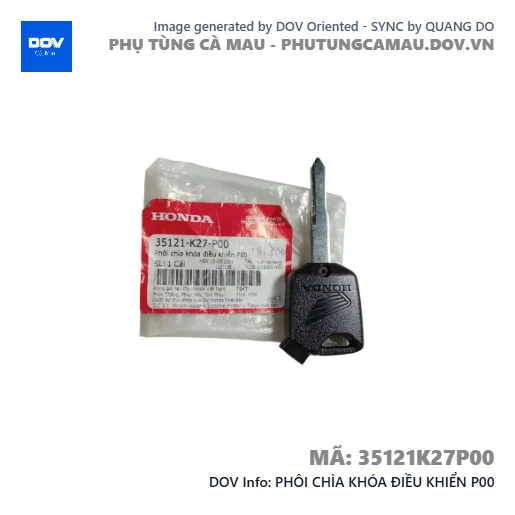 PHÔI CHÌA KHÓA ĐIỀU KHIỂN P00  — 35121K27P00