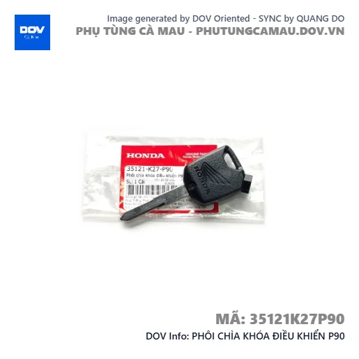 PHÔI CHÌA KHÓA ĐIỀU KHIỂN P90  — 35121K27P90