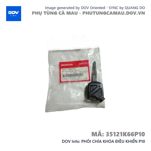 PHÔI CHÌA KHÓA ĐIỀU KHIỂN P10 — 35121K66P10