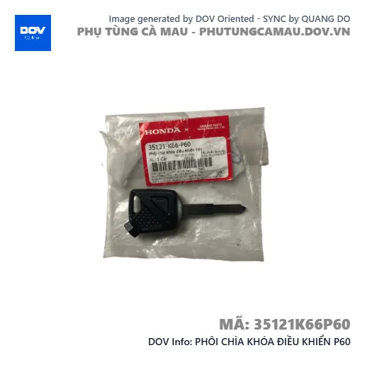 PHÔI CHÌA KHÓA ĐIỀU KHIỂN P60 — 35121K66P60