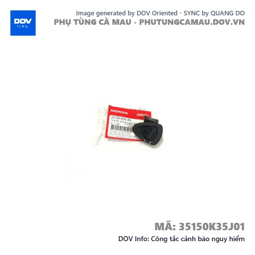 Công tắc cảnh báo nguy hiểm — 35150K35J01