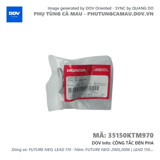 CÔNG TẮC ĐÈN PHA — 35150KTM970
