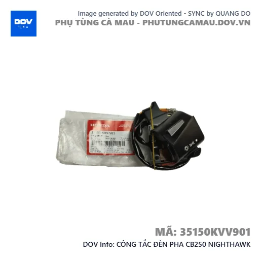 CÔNG TẮC ĐÈN PHA CB250 NIGHTHAWK — 35150KVV901