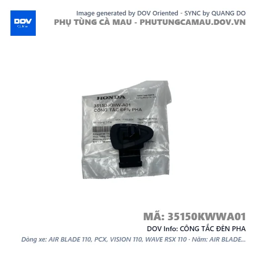 CÔNG TẮC ĐÈN PHA — 35150KWWA01