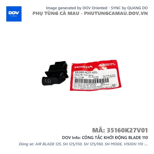 CÔNG TẮC KHỞI ĐỘNG BLADE 110 — 35160K27V01