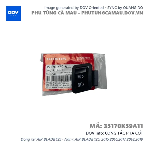 CÔNG TẮC PHA CỐT  — 35170K59A11