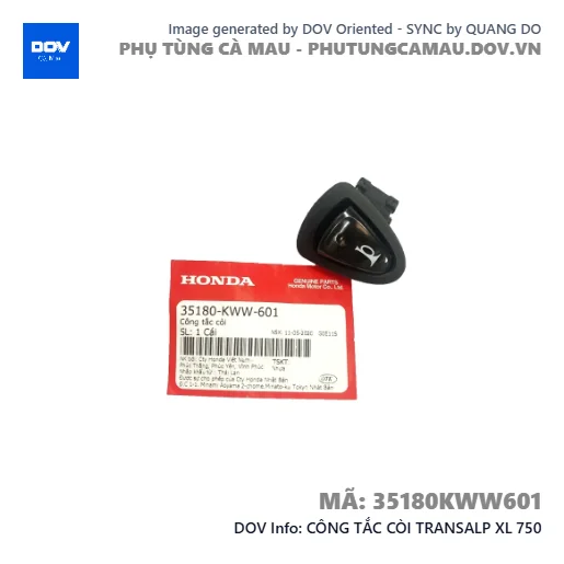 CÔNG TẮC CÒI TRANSALP XL 750 — 35180KWW601