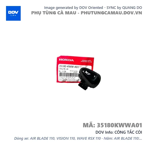 CÔNG TẮC CÒI  — 35180KWWA01