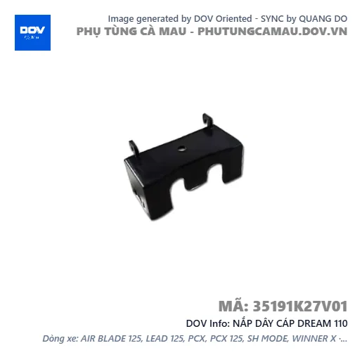 NẮP DÂY CÁP DREAM 110 — 35191K27V01