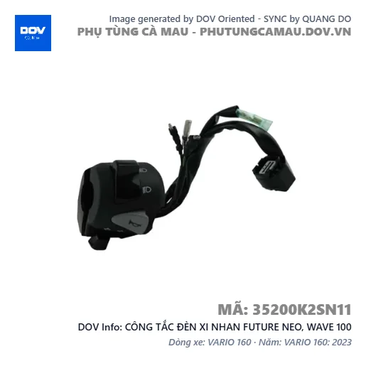CÔNG TẮC ĐÈN XI NHAN FUTURE NEO, WAVE 100 — 35200K2SN11