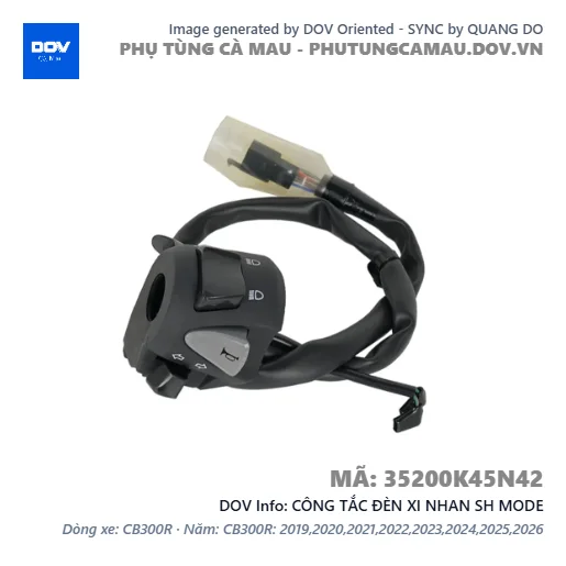 CÔNG TẮC ĐÈN XI NHAN SH MODE — 35200K45N42