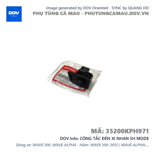 CÔNG TẮC ĐÈN XI NHAN SH MODE — 35200KPH971