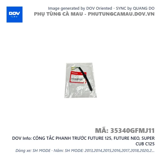 CÔNG TẮC PHANH TRƯỚC FUTURE 125, FUTURE NEO, SUPER CUB C125 — 35340GFMJ11