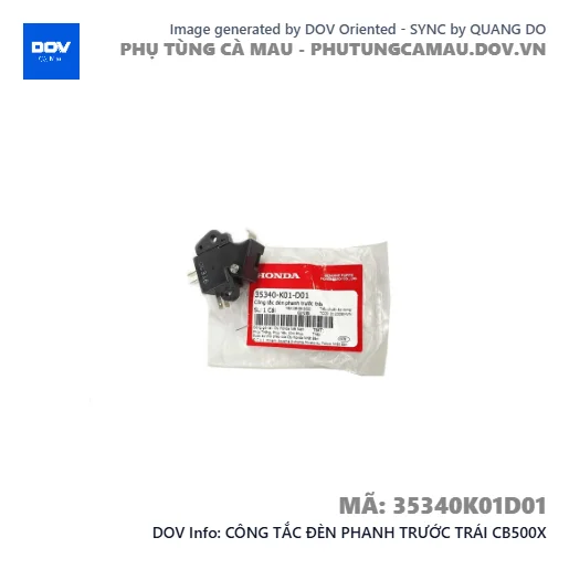 CÔNG TẮC ĐÈN PHANH TRƯỚC TRÁI CB500X — 35340K01D01