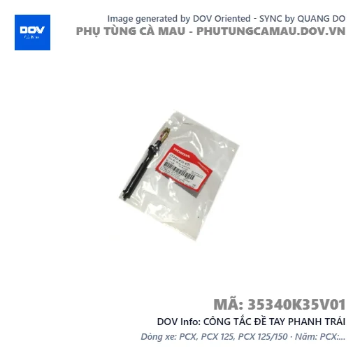 CÔNG TẮC ĐỀ TAY PHANH TRÁI — 35340K35V01