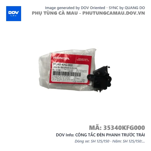 CÔNG TẮC ĐÈN PHANH TRƯỚC TRÁI — 35340KFG000