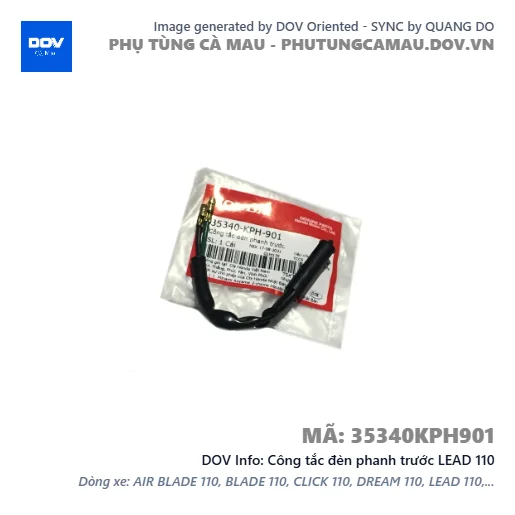 Công tắc đèn phanh trước LEAD 110 — 35340KPH901