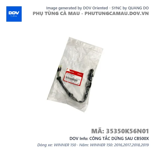 CÔNG TẮC DỪNG SAU CB500X — 35350K56N01